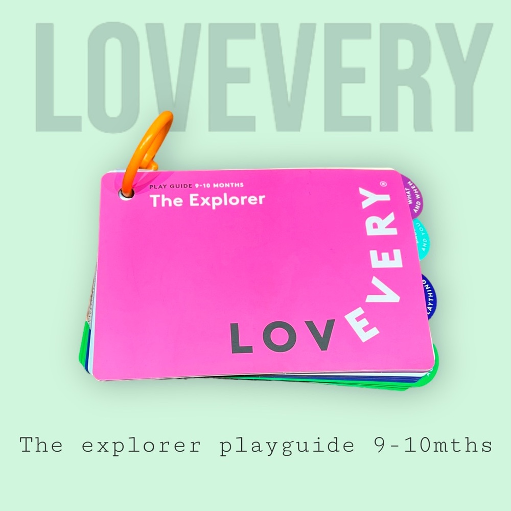 LOVEVERY explorer play-guide 9-10mths